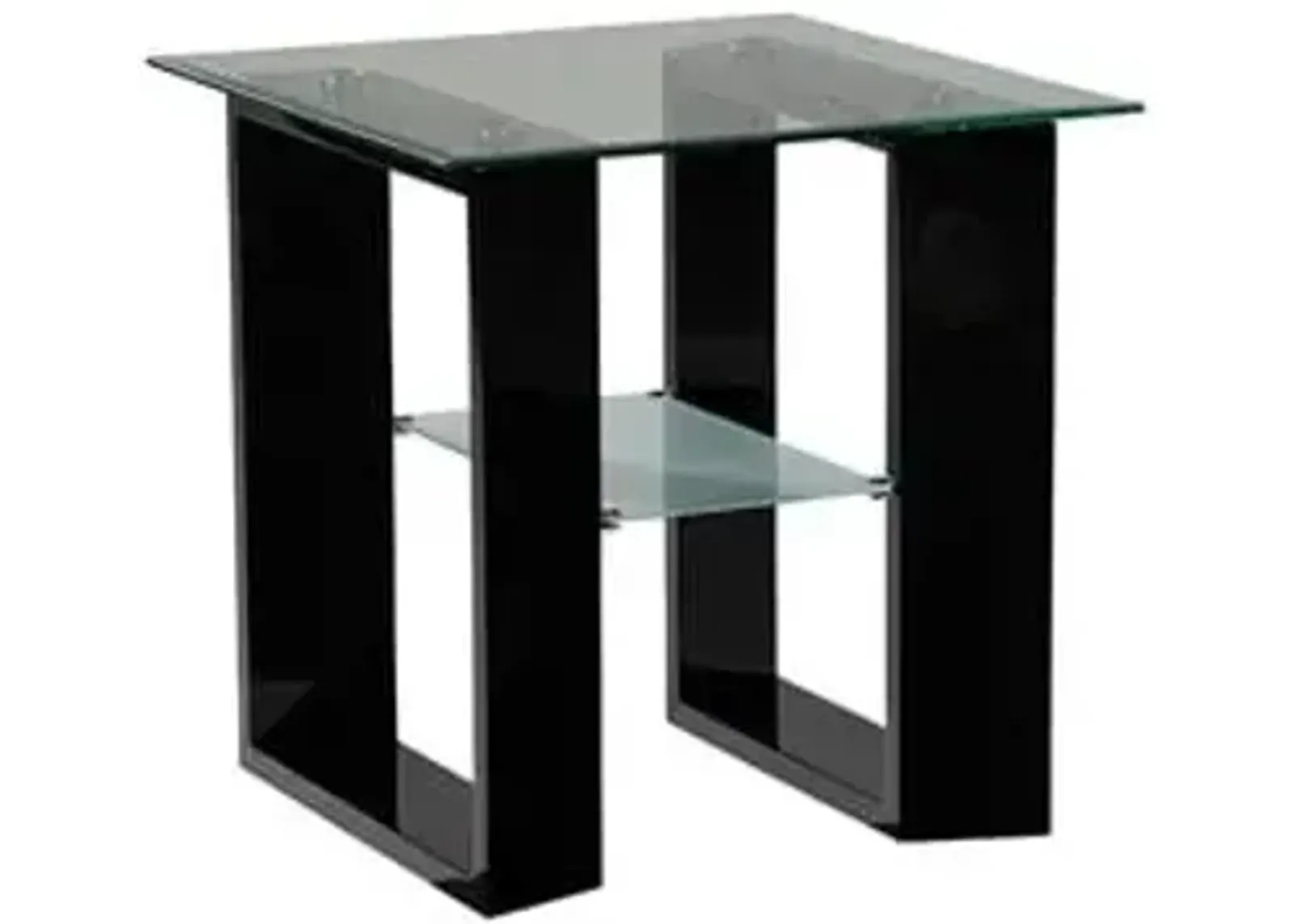 Upton II Black End Table