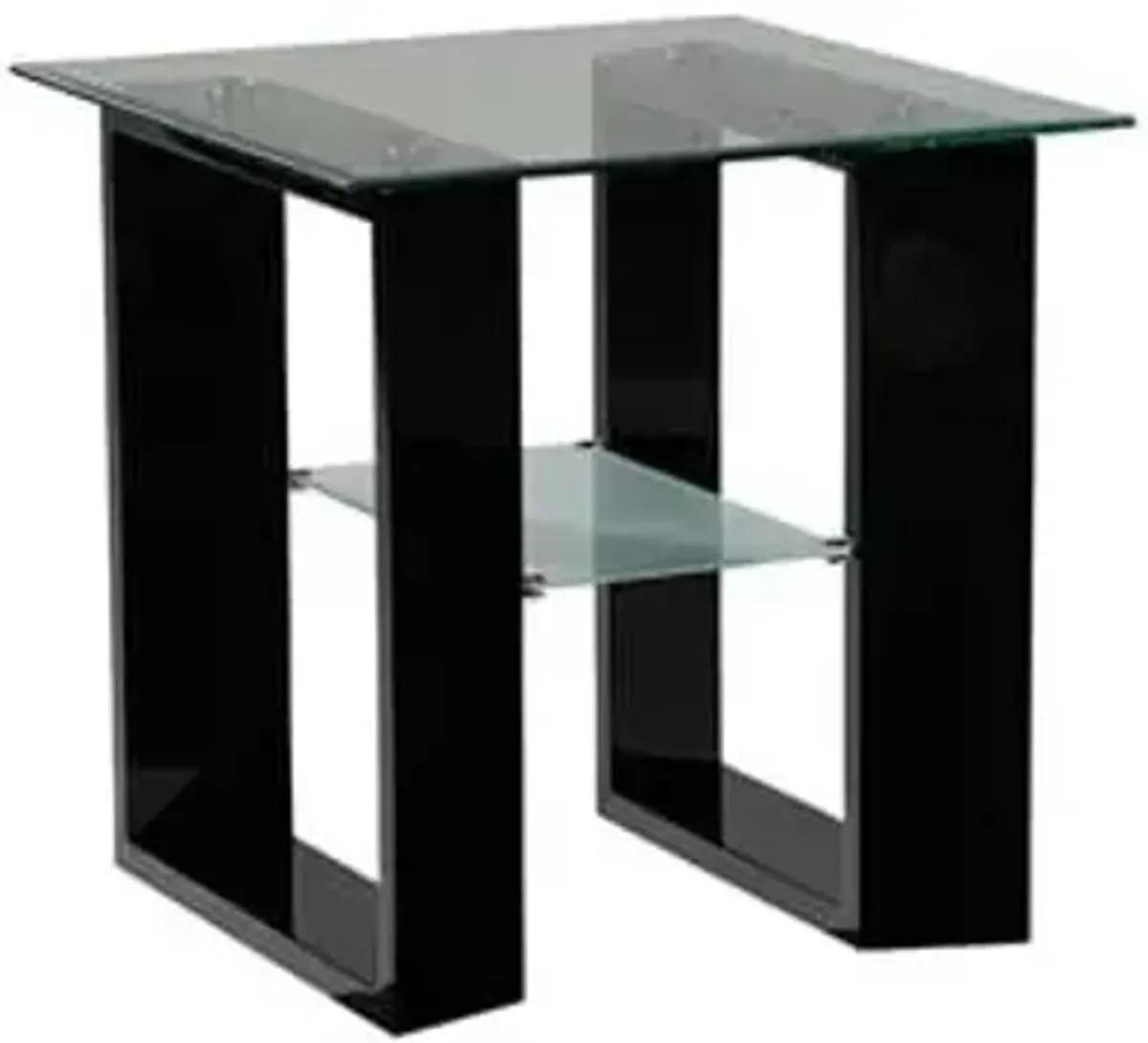 Upton II Black End Table