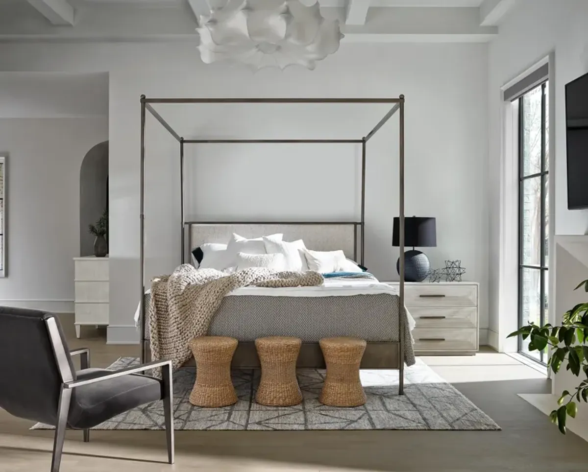 Modern Farmhouse King Canopy Bed