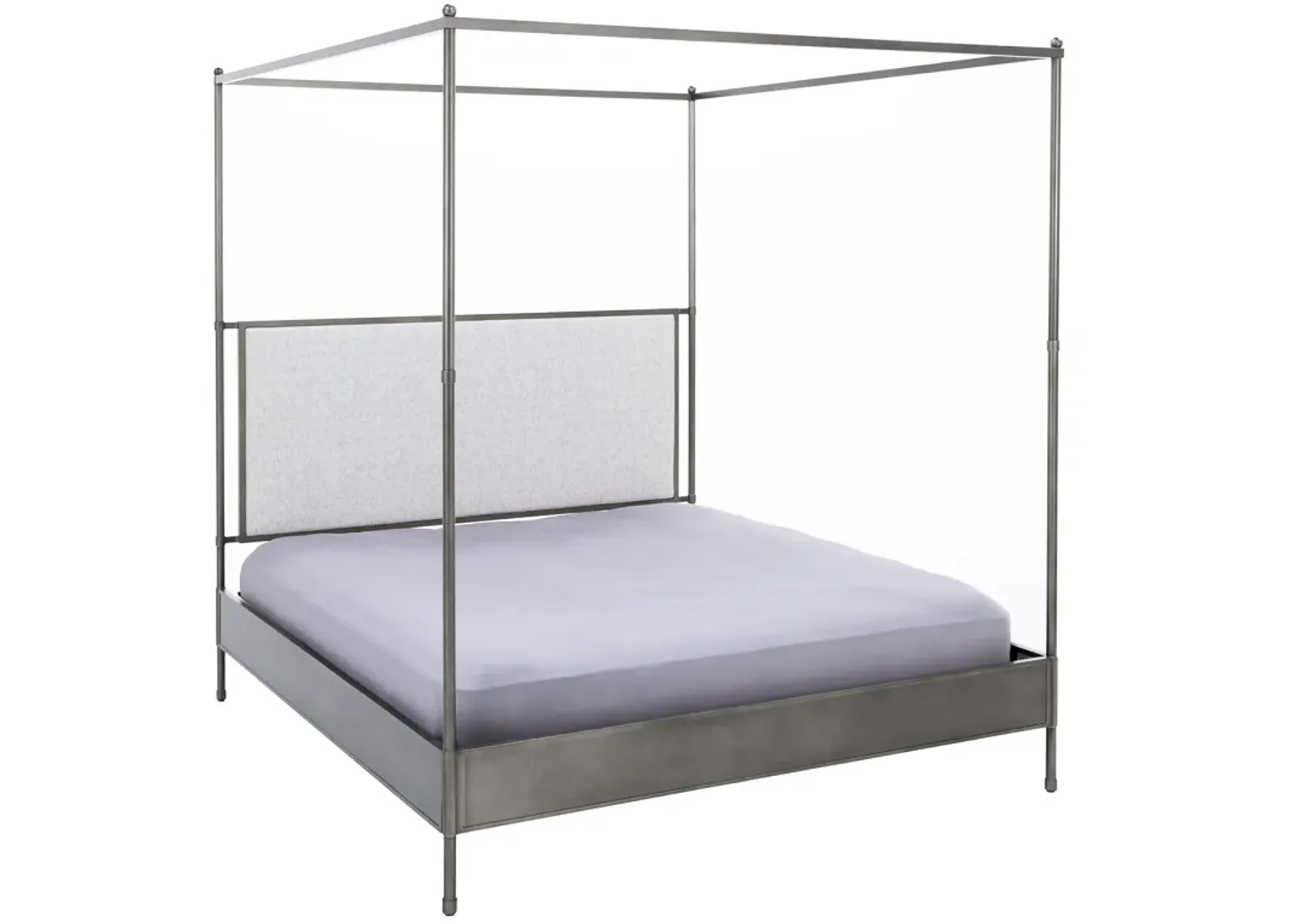 Modern Farmhouse King Canopy Bed