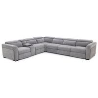 Surround 6-Pc. Fully Loaded Reclining Sectional With Sleeper And Bluetooth Speakers