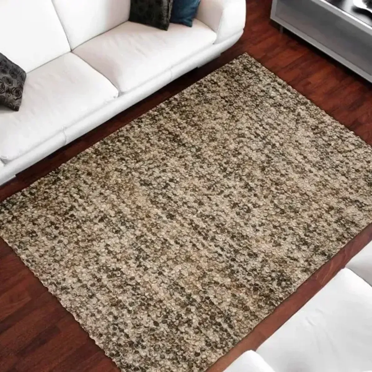 Hanu Chocolate Area Rug 5'W x 7'6"L