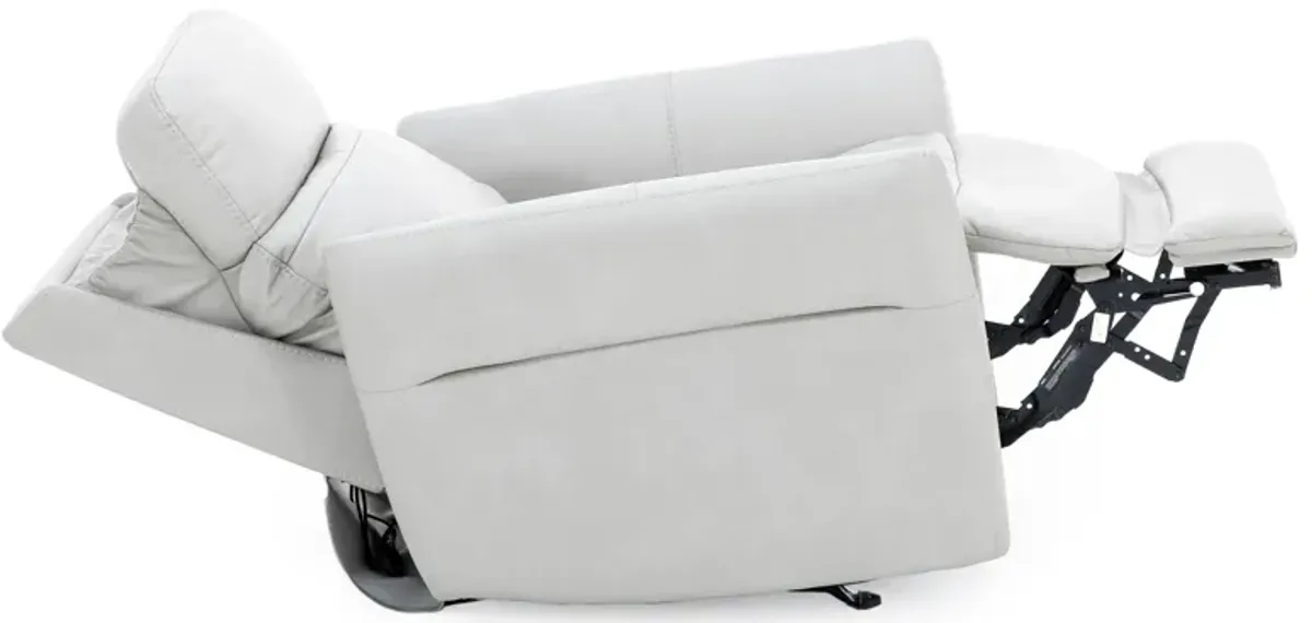 Flexsteel Ceres Fully Loaded Zero Gravity Rocking Recliner With Heat And Massage in Dove
