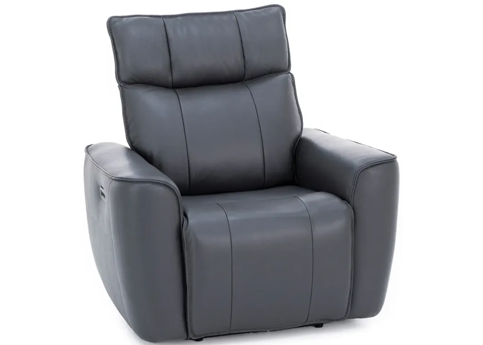 Marcus Leather Power Headrest Wall Recliner With Heat, Massage And High Definition Sound System