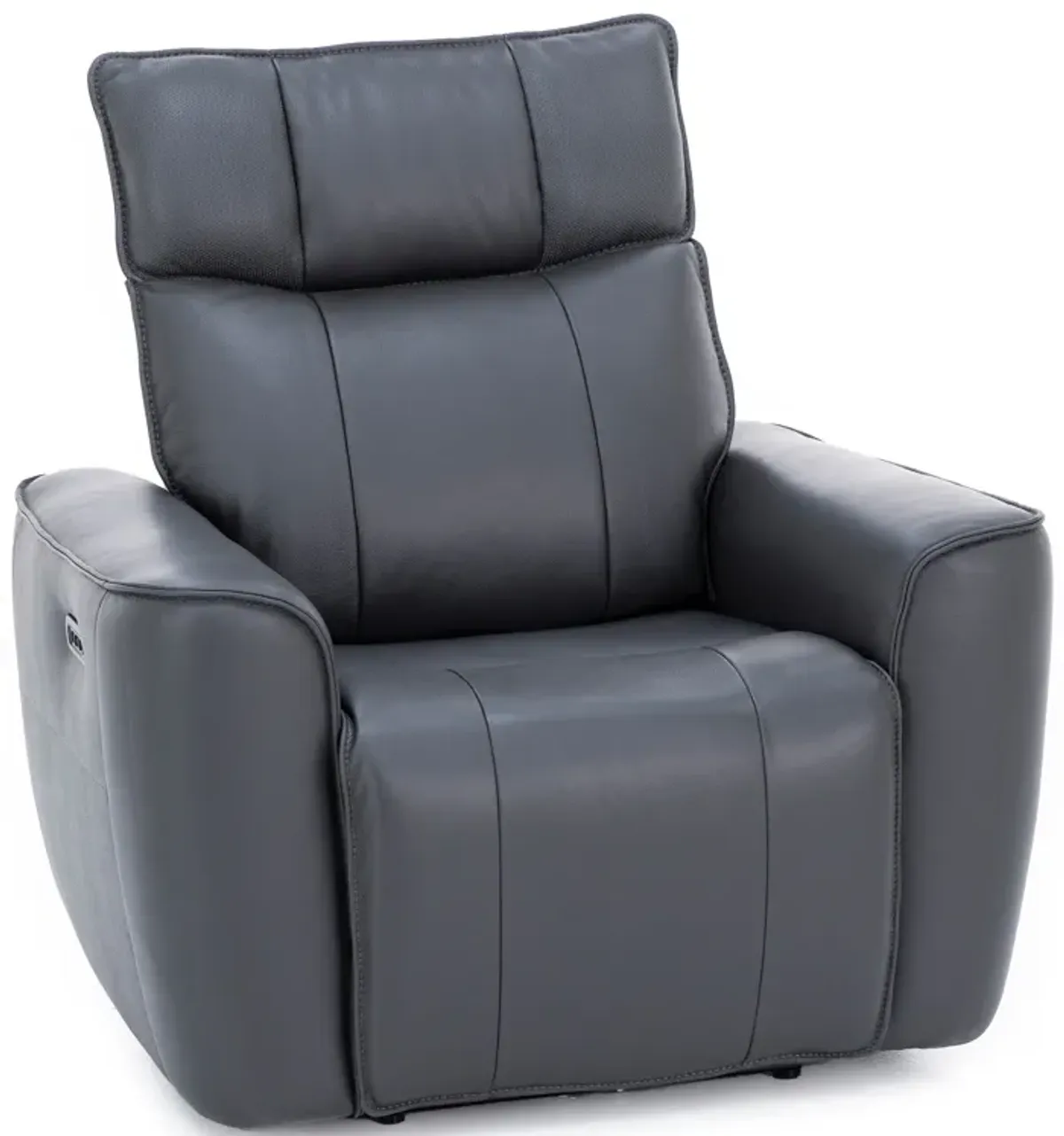 Marcus Leather Power Headrest Wall Recliner With Heat, Massage And High Definition Sound System