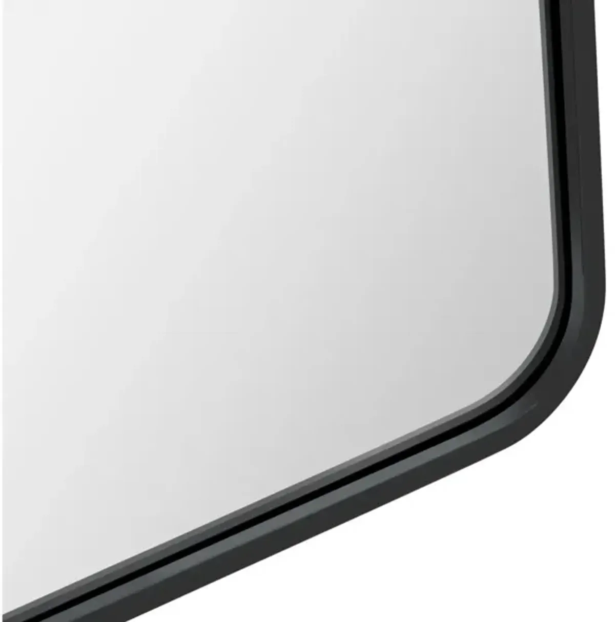 Black Metal Wall Mirror 37"W x 73"H