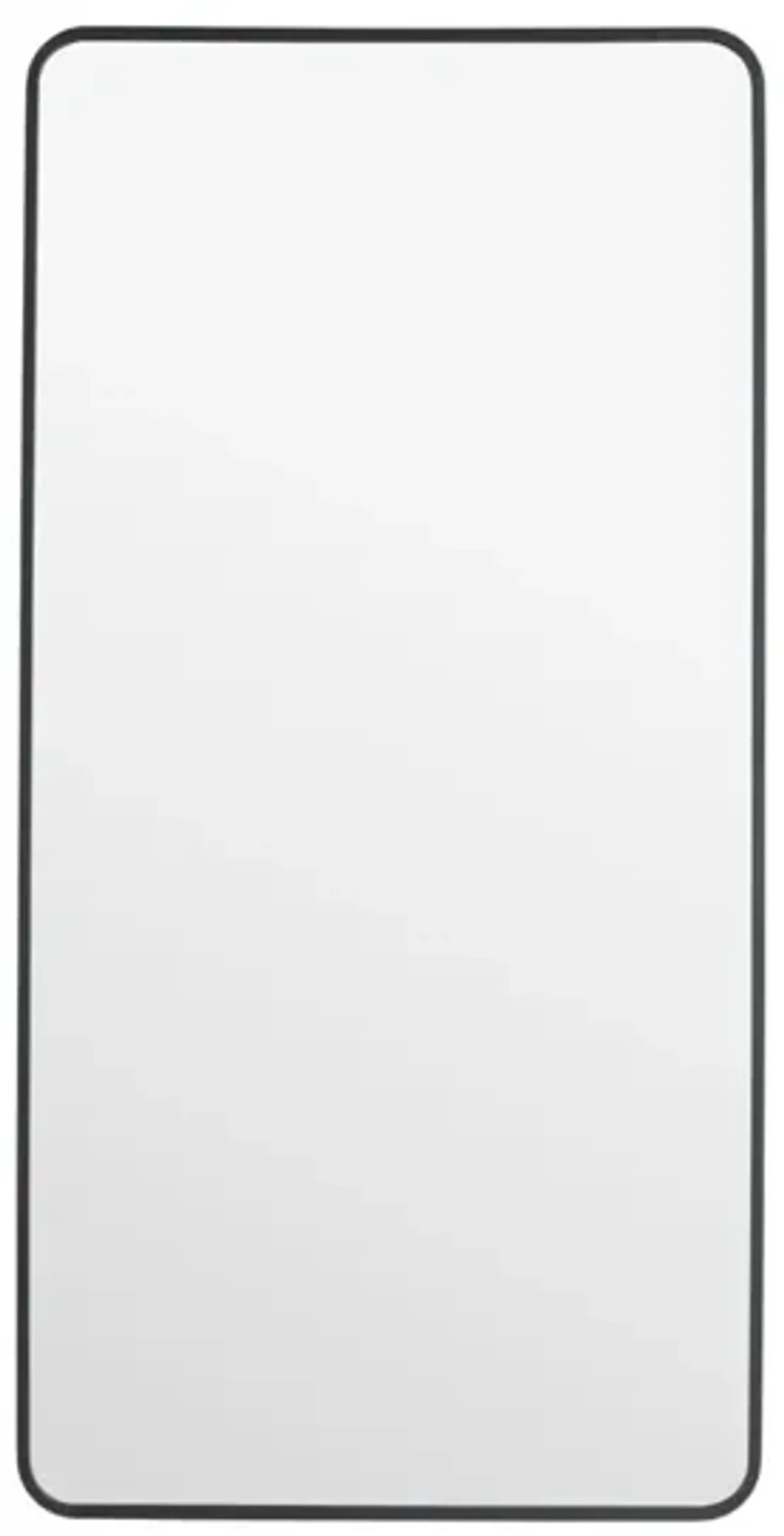 Black Metal Wall Mirror 37"W x 73"H