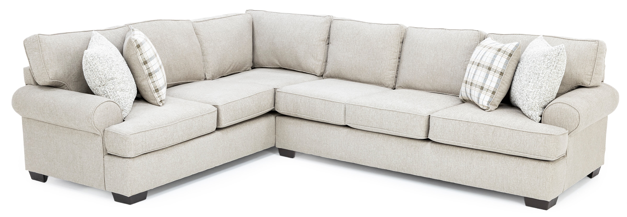 Quaker 2-Pc. Sectional in Oatmeal