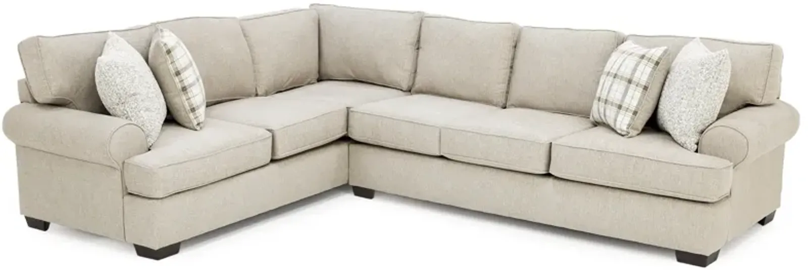 Quaker 2-Pc. Sectional in Oatmeal