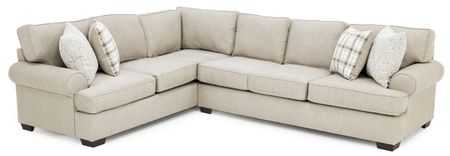 Quaker 2-Pc. Sectional in Oatmeal