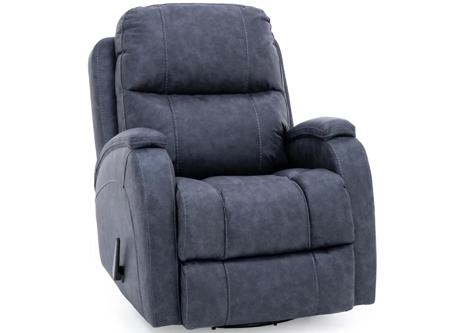 Tina Swivel Glider Recliner in Graphite