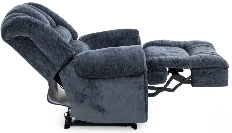 Atlas Oversized Power Recliner in Midnight