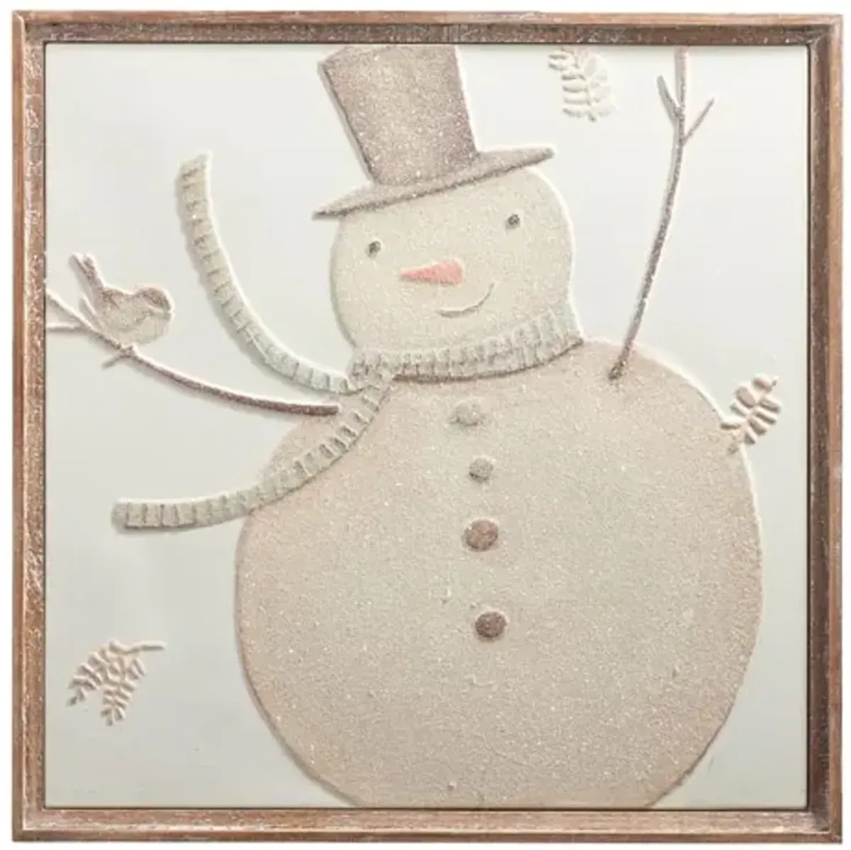Metal Snowman Wall Decor 26"W x 26"H