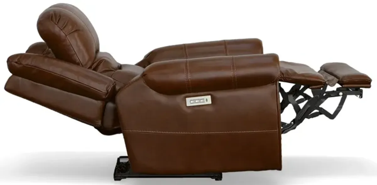 Oscar Leather Fully Loaded Recliner