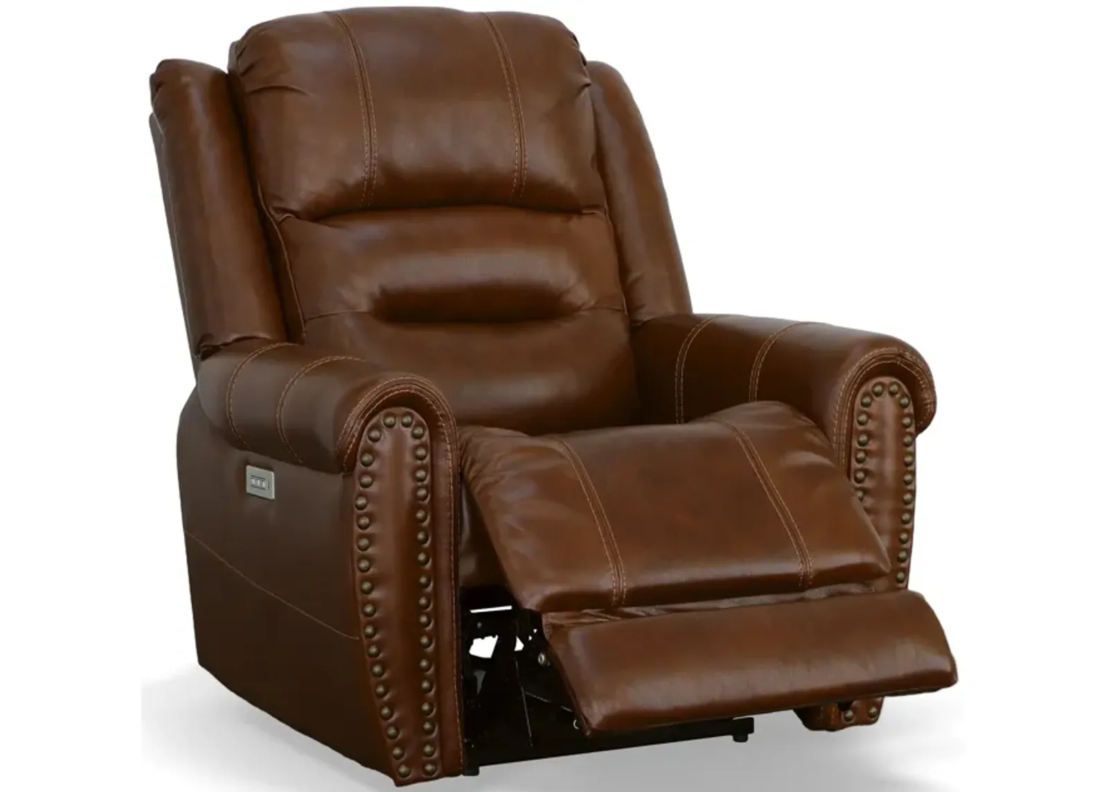 Oscar Leather Fully Loaded Recliner