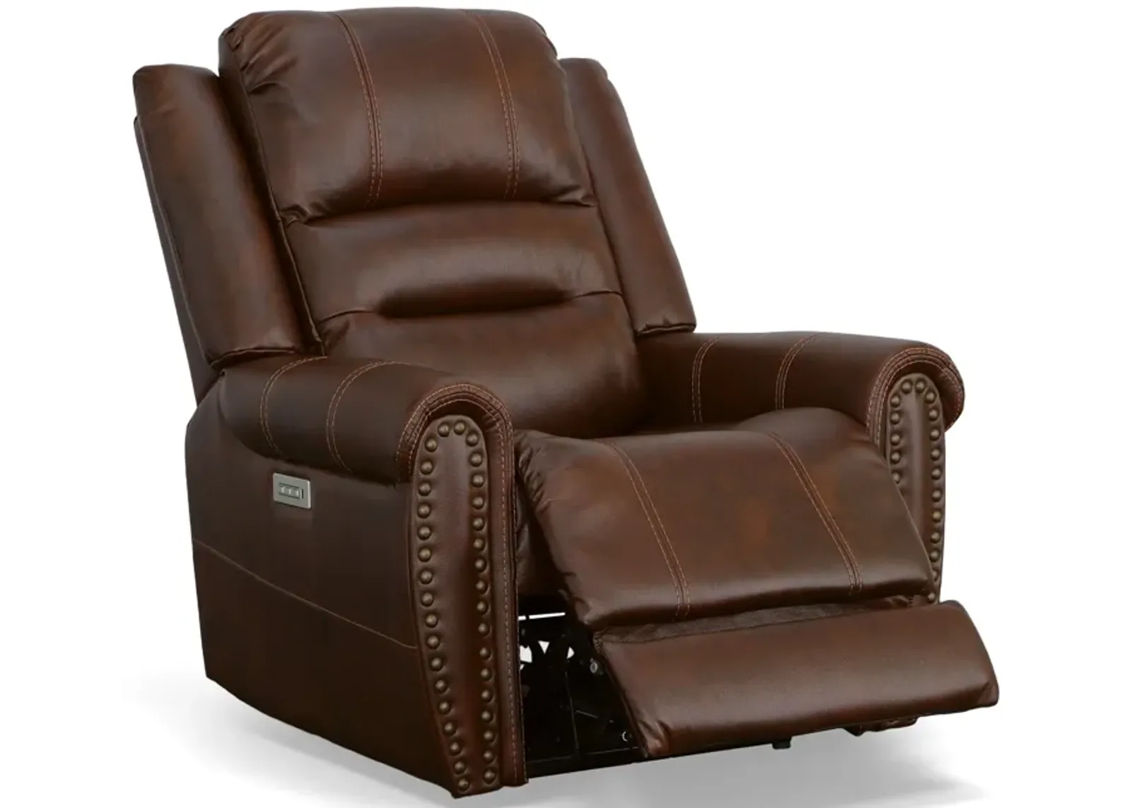 Oscar Fully Loaded Recliner in Light Brown