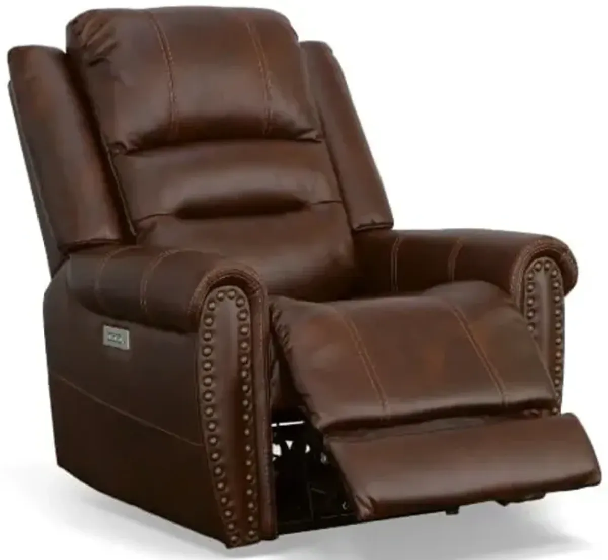 Flexsteel Oscar Fully Loaded Recliner in Light Brown