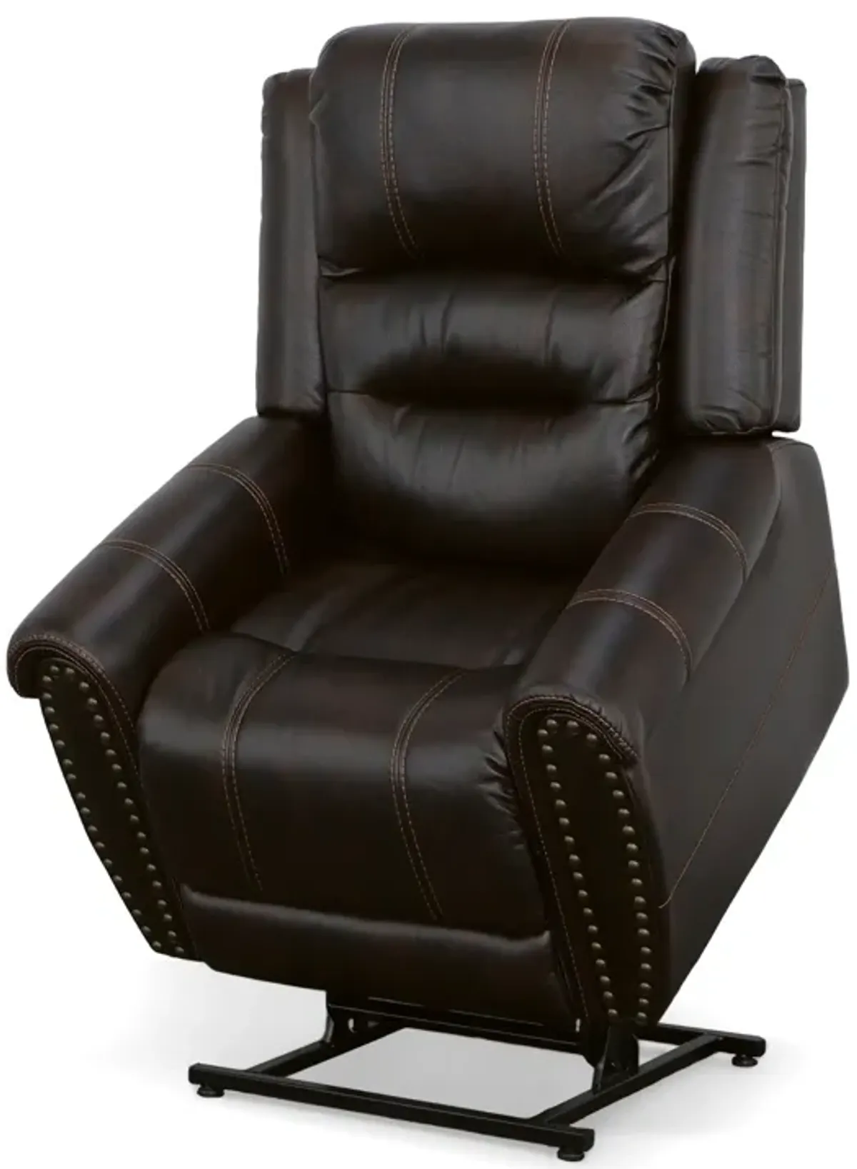 Oscar Fully Loaded Lift Chair in Dark Brown