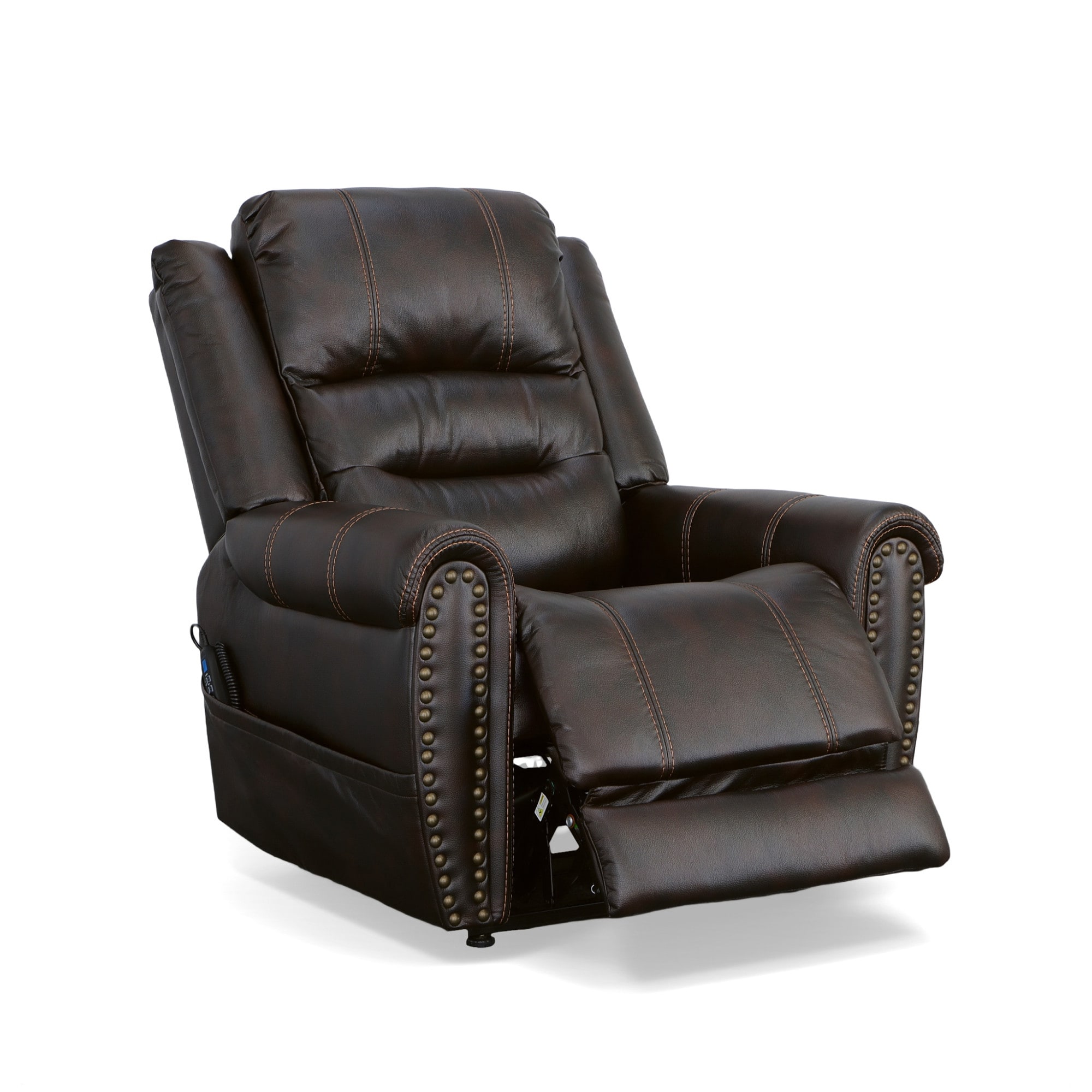 Oscar Fully Loaded Lift Chair in Dark Brown