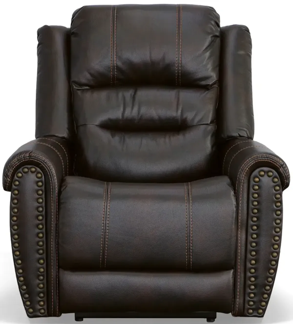 Oscar Fully Loaded Recliner in Dark Brown