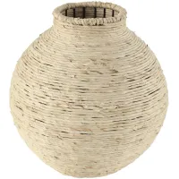 Tall Natural Seagrass Vase 13"W x 13"H