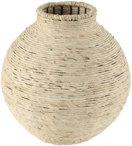 Tall Natural Seagrass Vase 13"W x 13"H