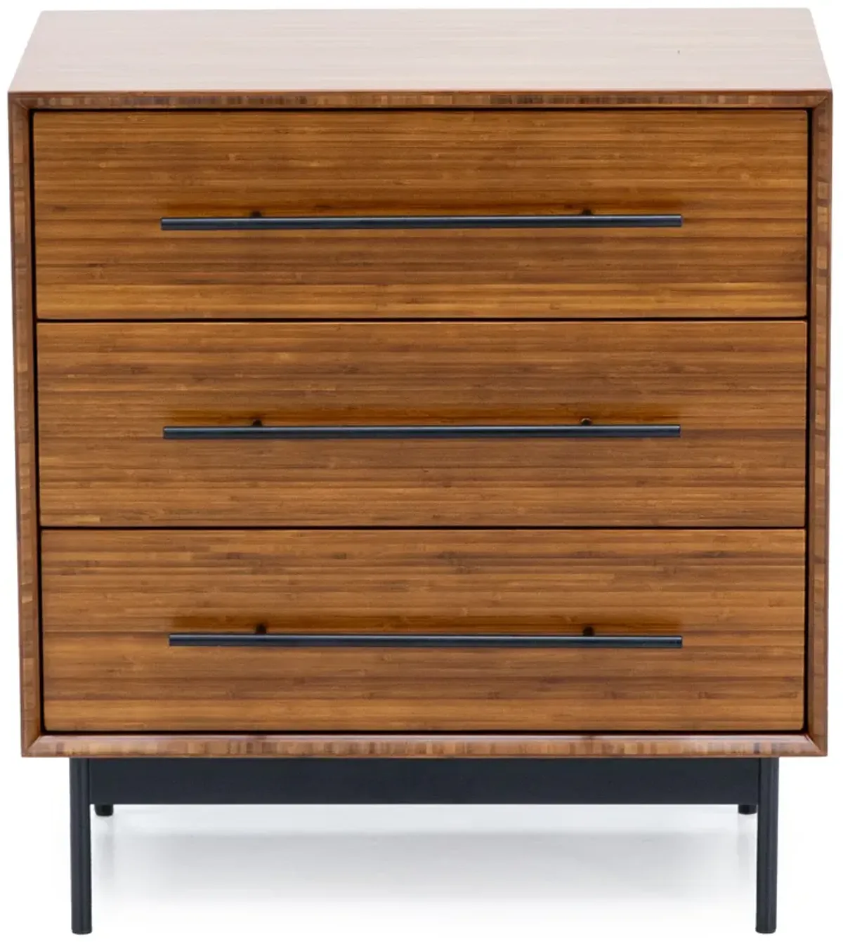 Bamboo Raya Three Drawer Nightstand