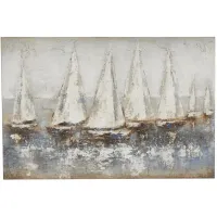 Sailboats Canvas Art 59"W x 40"H