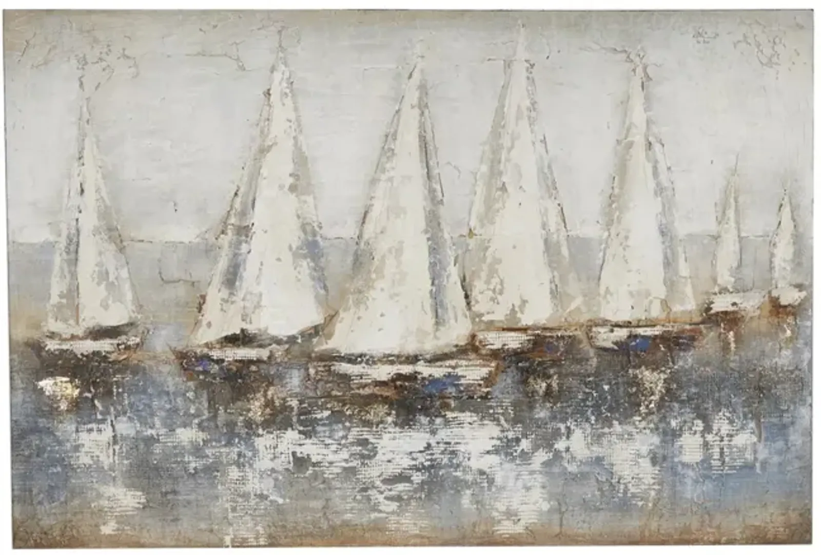 Sailboats Canvas Art 59"W x 40"H