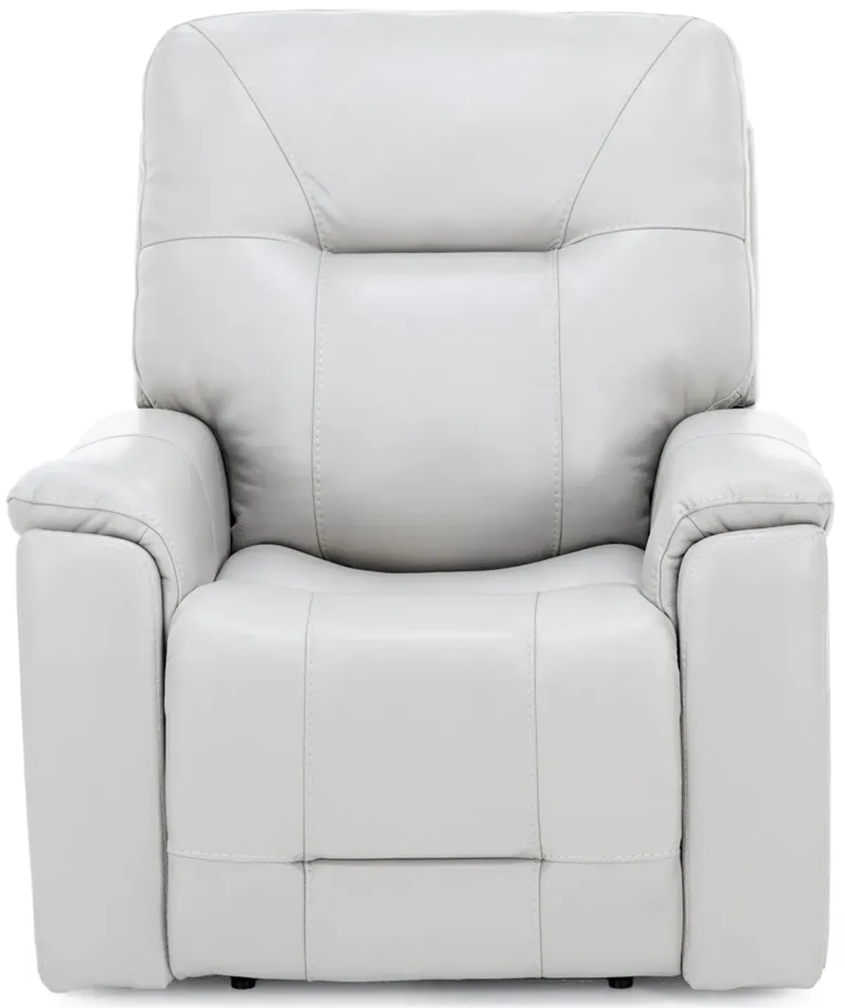 Matthew Leather Fully Loaded Zero Gravity Recliner With Hidden Cupholders In Dove