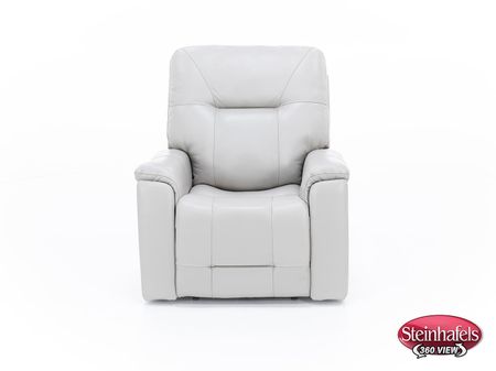 Matthew Leather Fully Loaded Zero Gravity Recliner With Hidden Cupholders In Dove