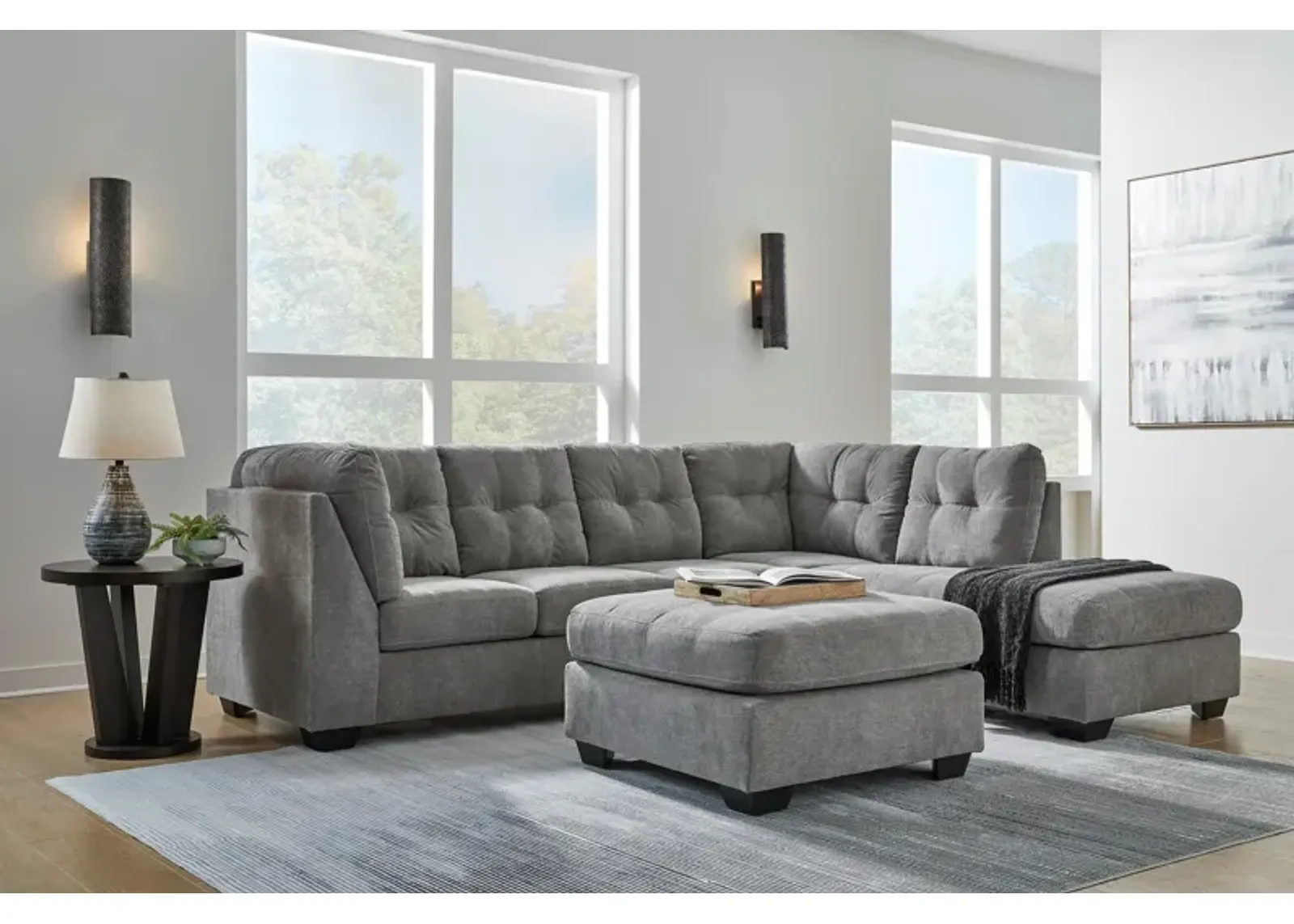 Counsell 2-Pc. Sectional in Gray