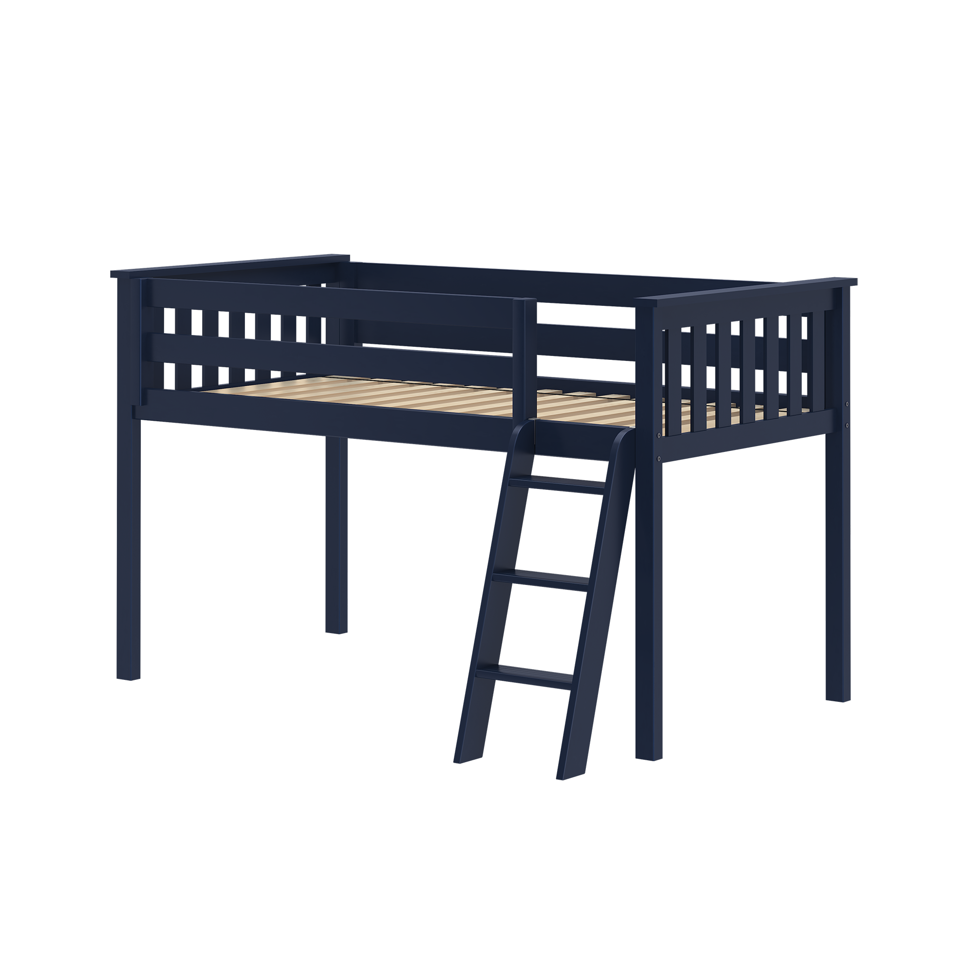 Low Loft Bed with Ladder