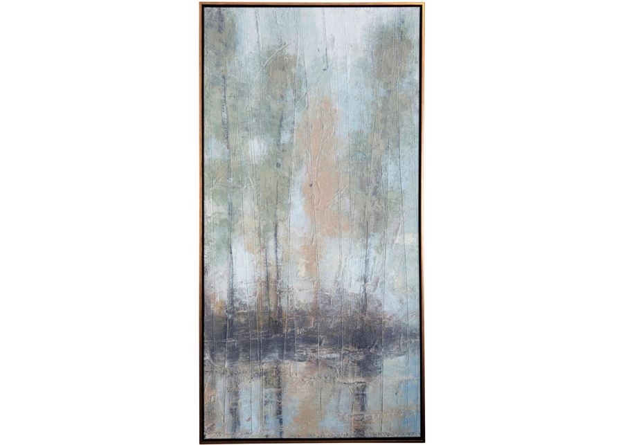 Green Forest II Canvas Art 32"W x 62"H