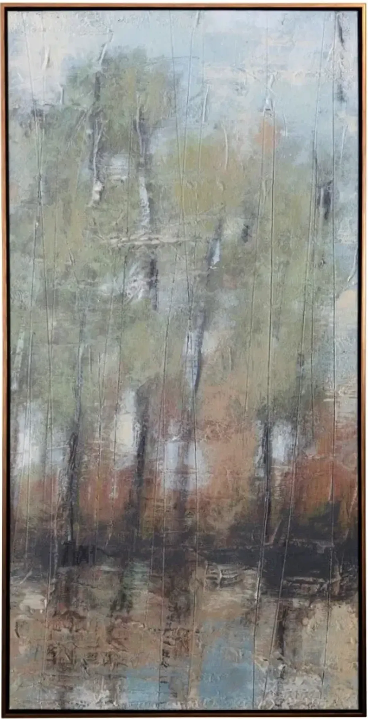 Green Forest II Canvas Art 32"W x 62"H