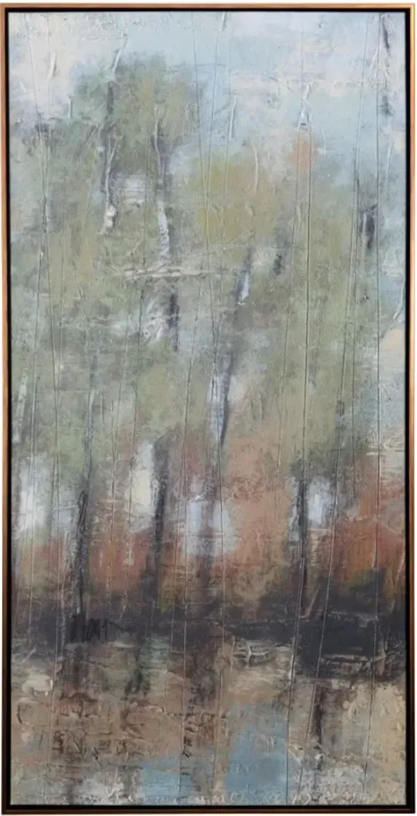 Green Forest II Canvas Art 32"W x 62"H