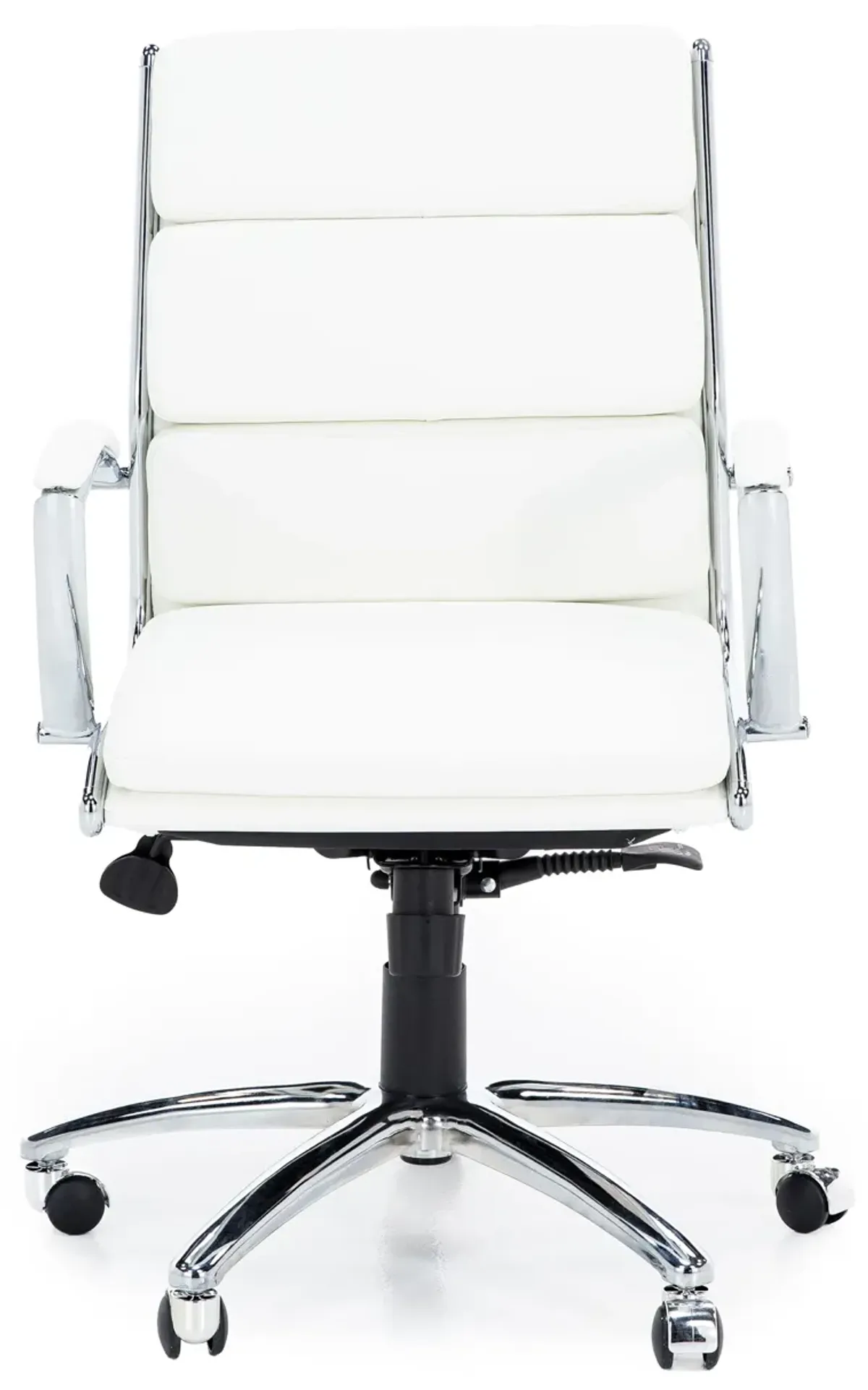 White Executive Mid Back Chair