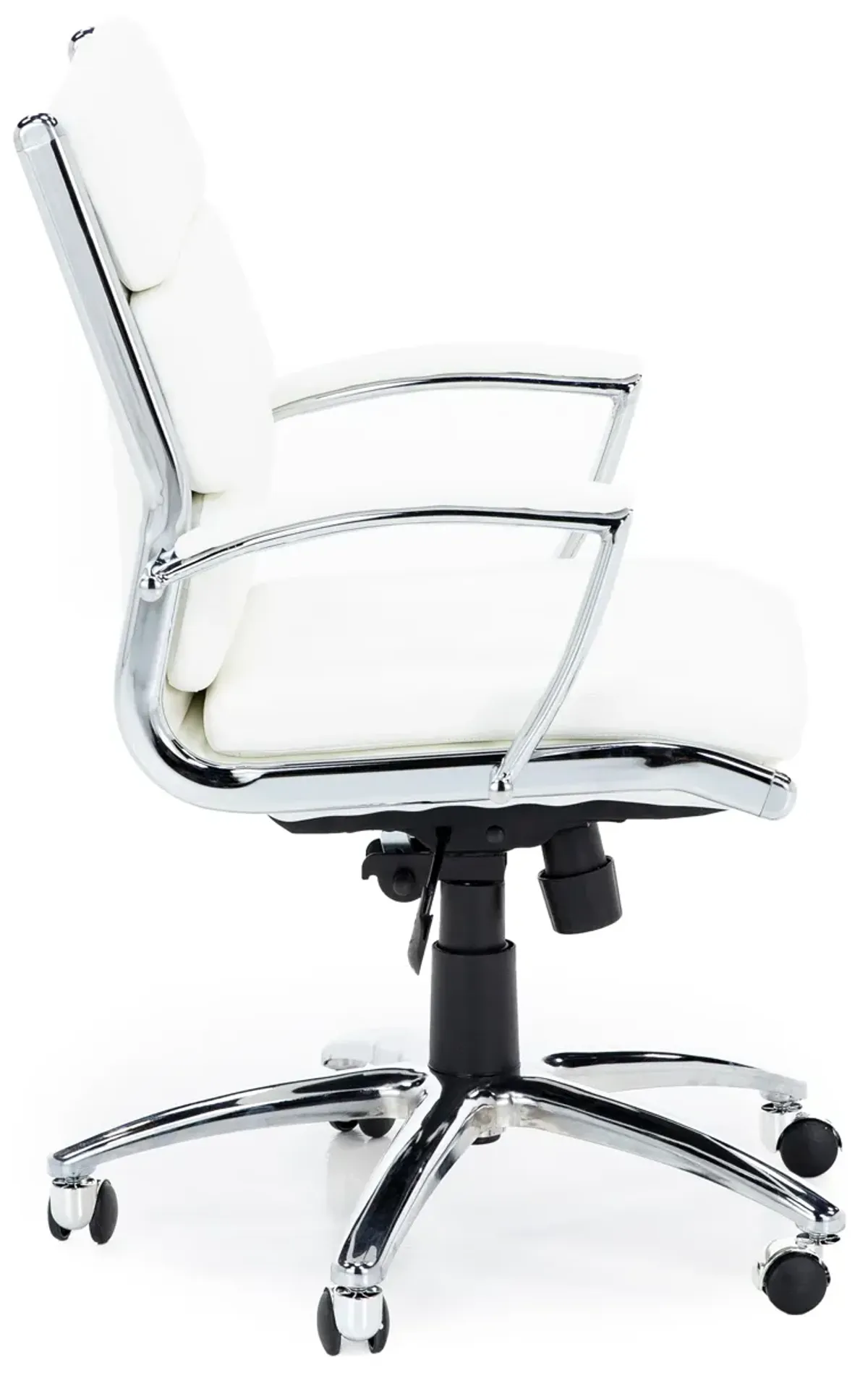 White Executive Mid Back Chair