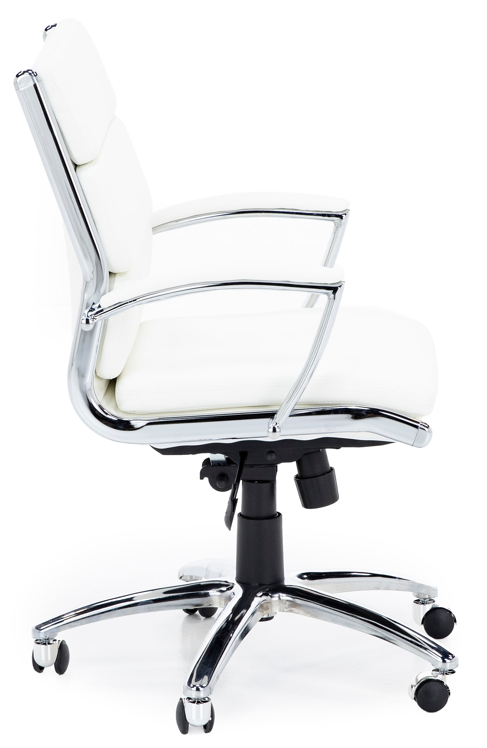 White Executive Mid Back Chair