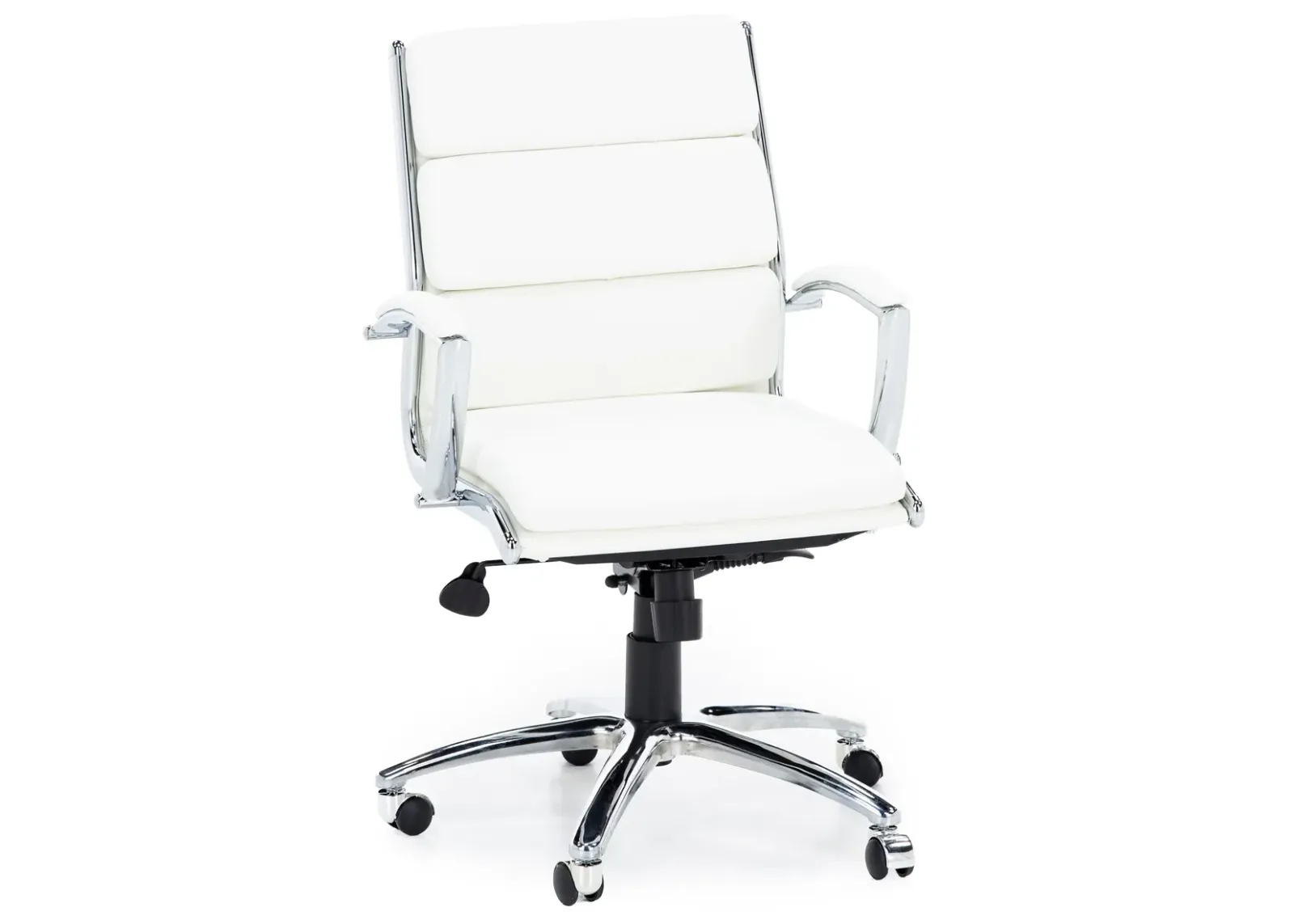 White Executive Mid Back Chair