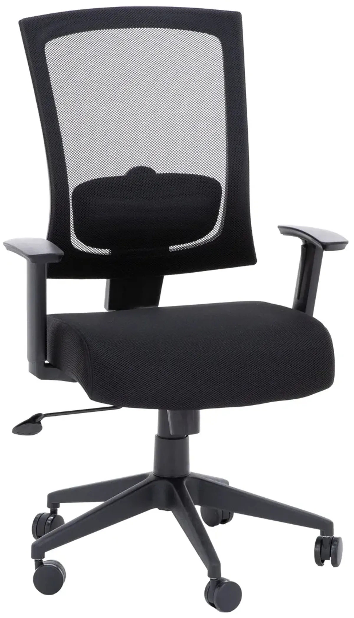 Black Lumbar Support Office Chair