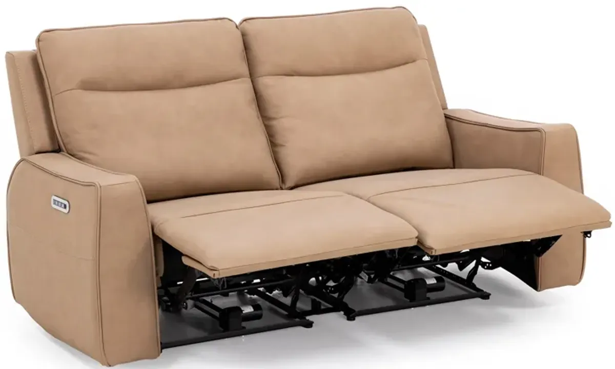 Blake Leather 2-Pc Fully Loaded Reclining Loveseat