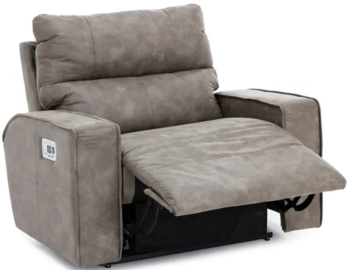 Maddie Wide Fully Loaded Recliner With Wireless Remote