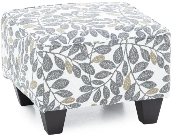 Cynthia Accent Ottoman in Stone