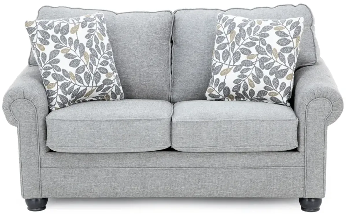 Cynthia Loveseat in Dolphin