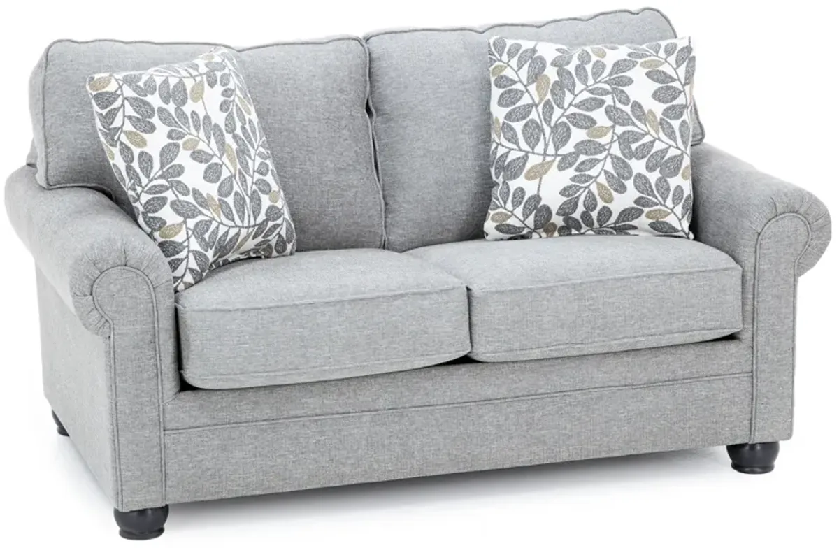 Cynthia Loveseat in Dolphin