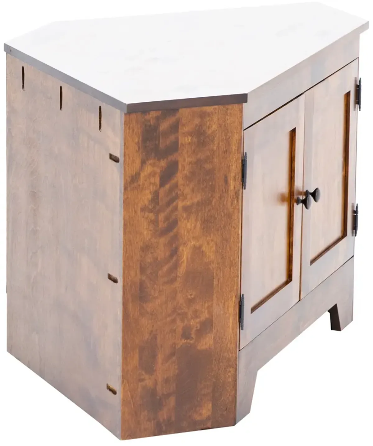 Taylor J 44" Brown Corner Console