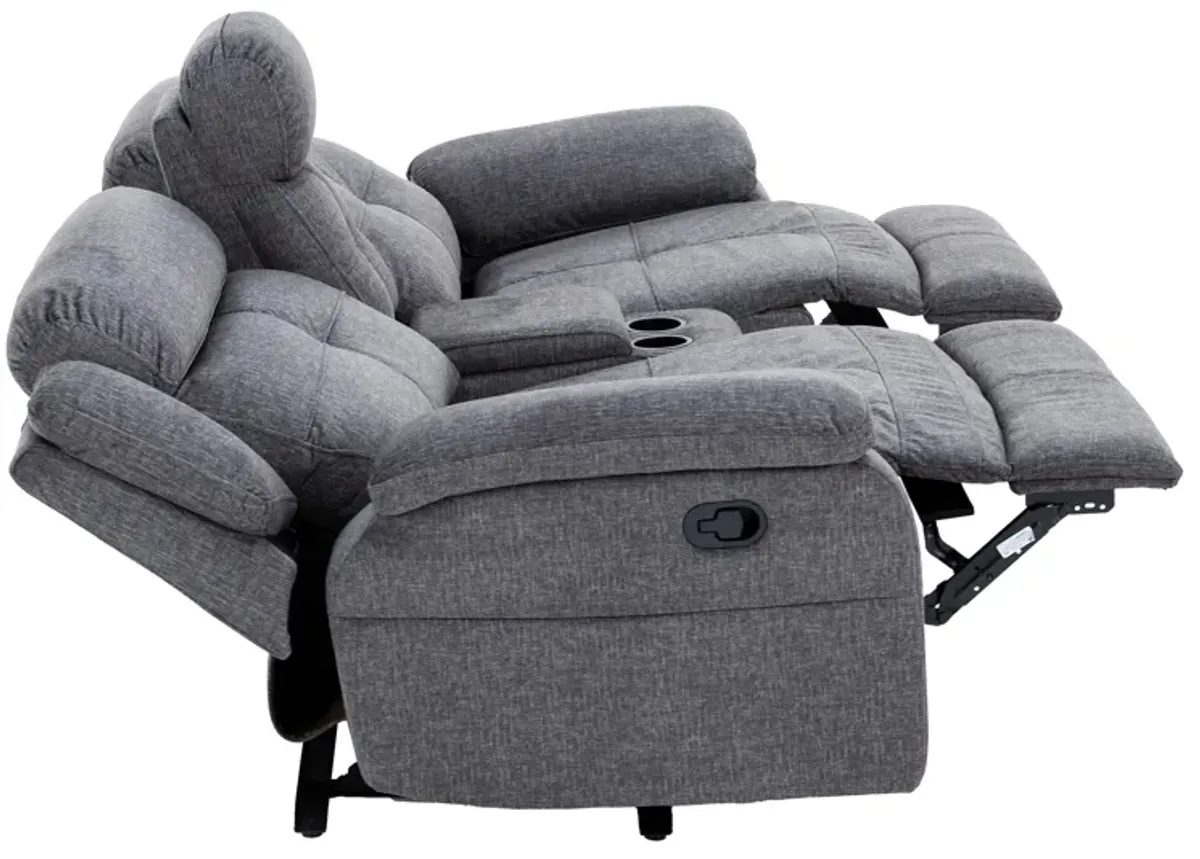 Phoenix 3-Pc. Reclining Console Loveseat