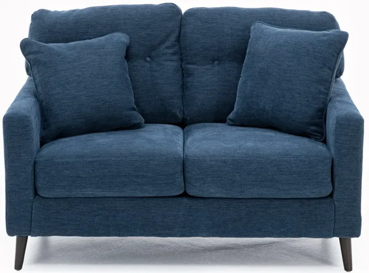 Bronx Loveseat in Navy