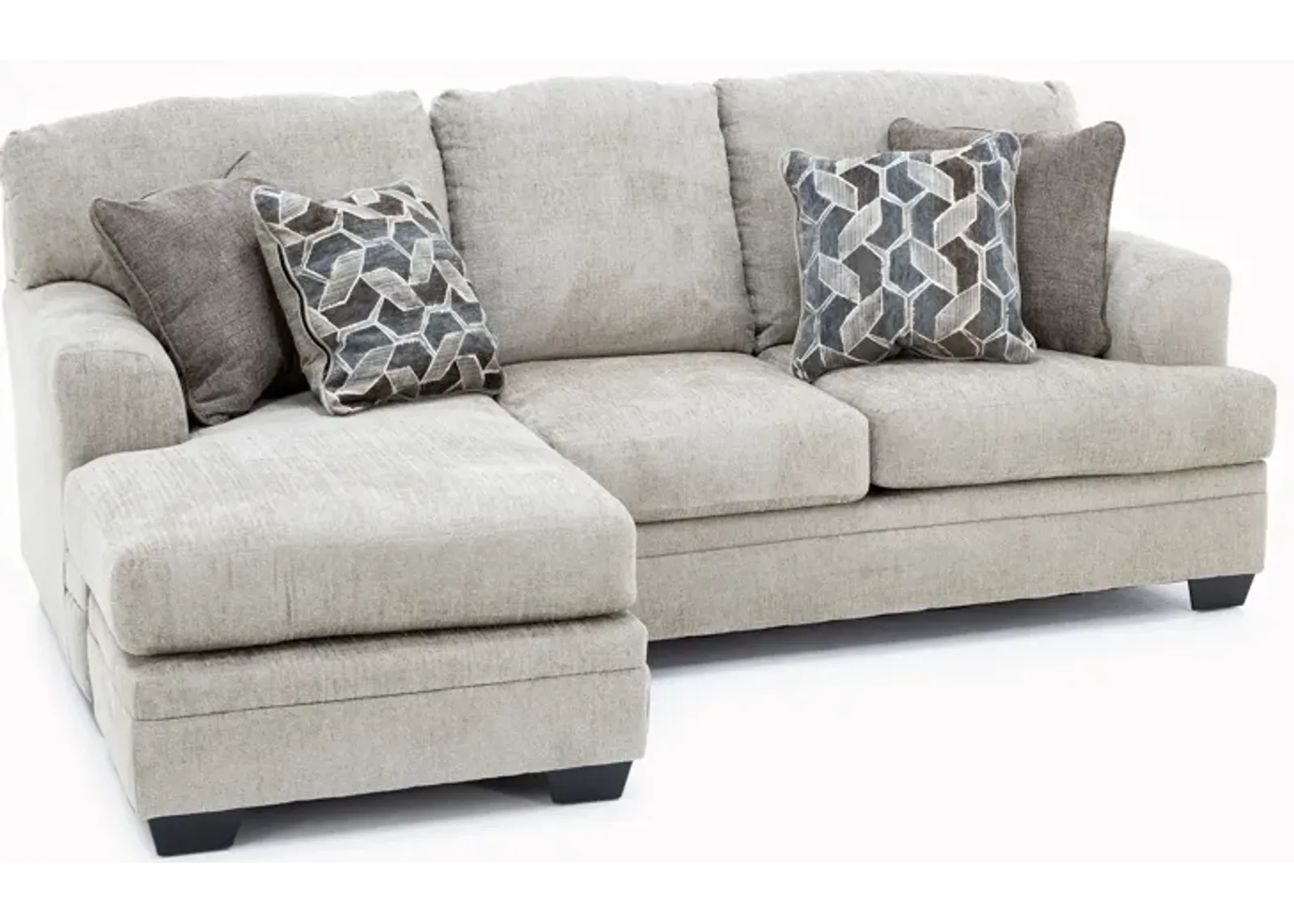 Harvey Reversible Chaise Sofa in Taupe